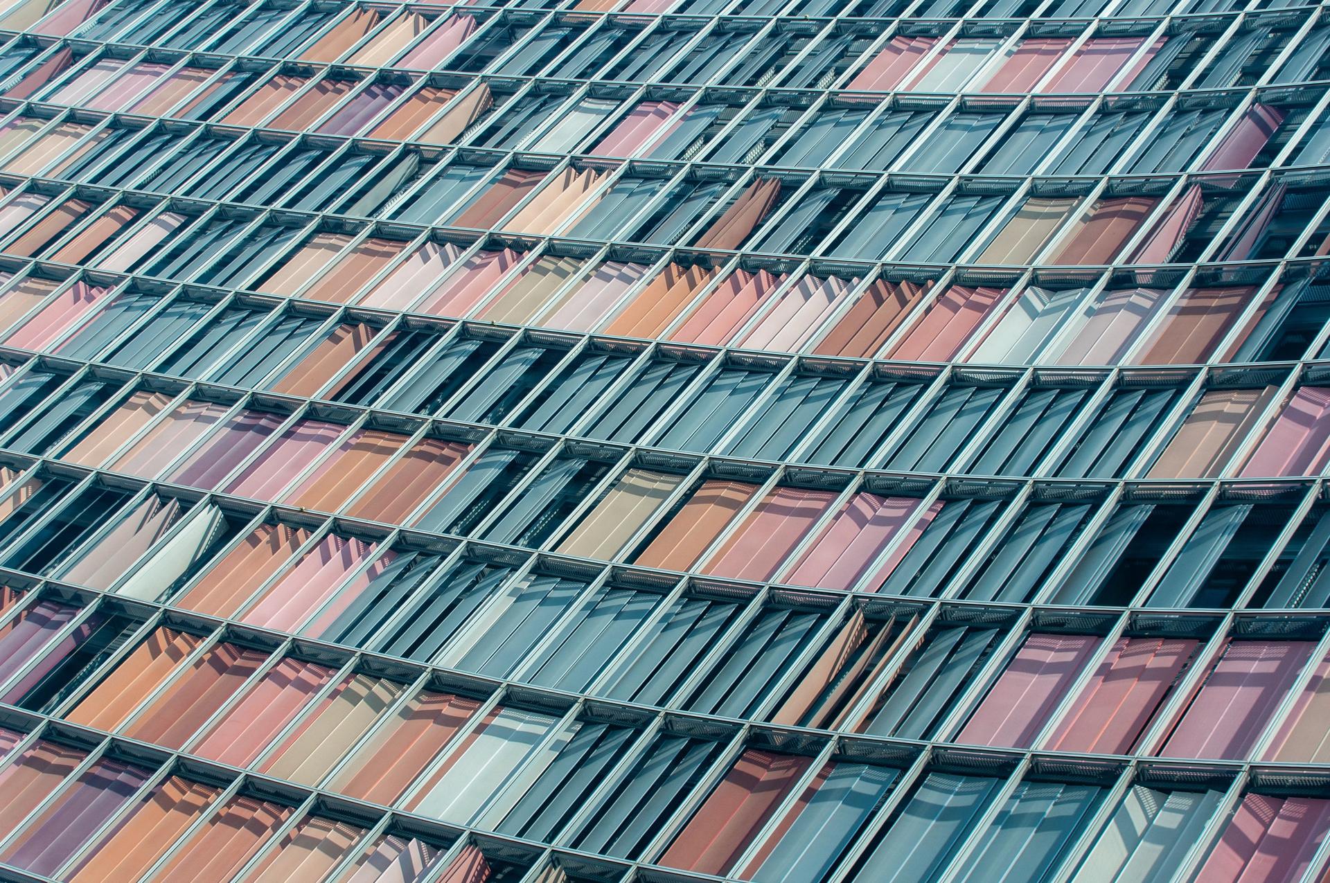 Glass facade